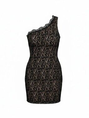 Women’s Nikibiki One Shoulder Lace Party Dress, Size Medium